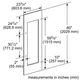 Thermador® 23.75" Stainless Steel Right Hinge Wine Preservation Flush Panel Kit-1