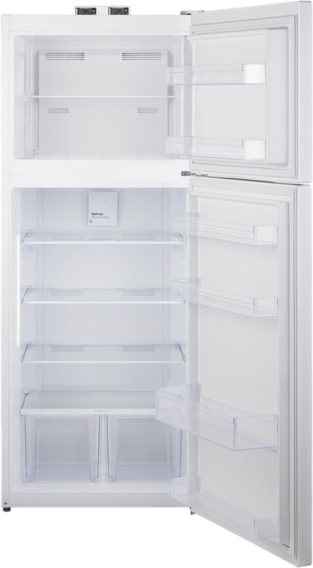 Summit® 28" 14.3 Cu. Ft. White Counter Depth Top Freezer Refrigerator-2
