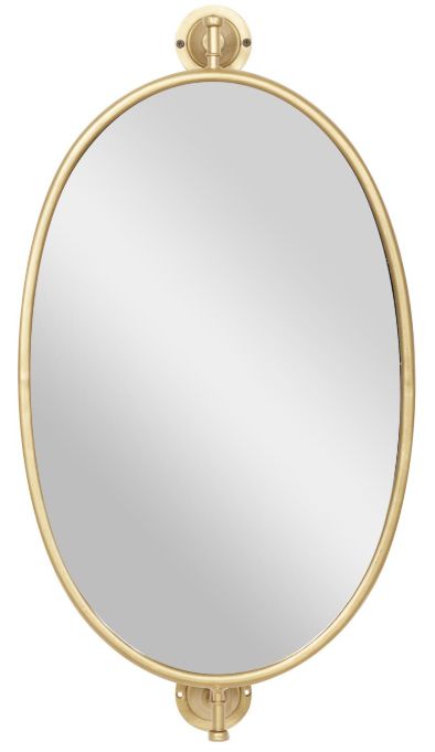 Deco Marche Gold Oval Wall Mirror-0