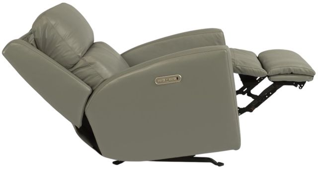 Flexsteel® Catalina Light Gray Power Rocking Recliner with Power Headrest-1