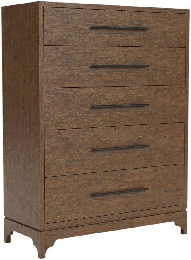 Riverside Furniture Calhoun Whiskey Oak 5-Drawer Chest-0