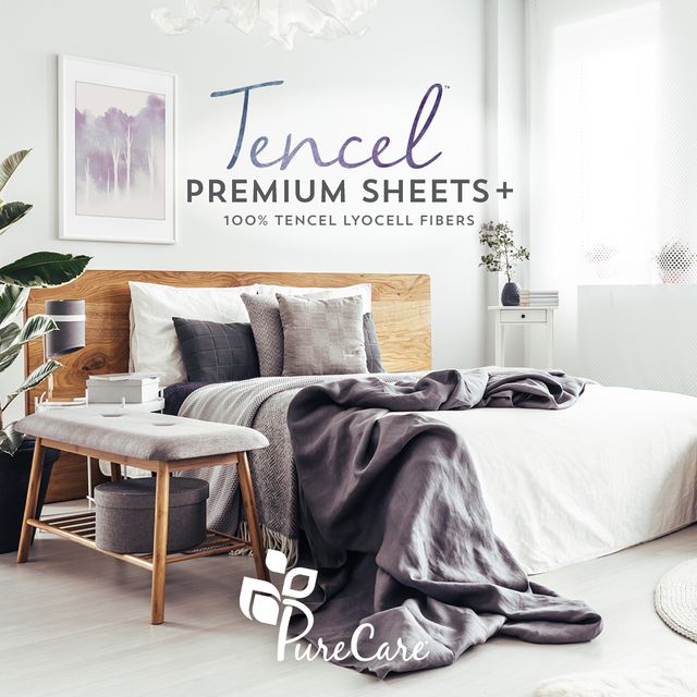 PureCare® Elements™ Premium Tencel™ White Queen Sheet Set-5