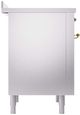 Ilve® Nostalgie II Series 36" Stainless Steel Pro Style Induction Range-4