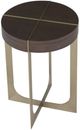 Fairfield® Goddard Smoked Stone Round Table with Champagne Base-3