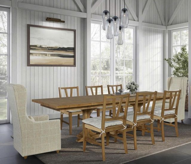 Bernards Tarrington Beige Host Chair-1