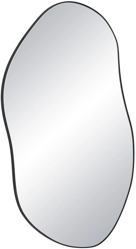 Renwil® Jane Matte Black Accent Mirror-2