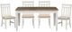 Liberty Furniture Summerville 5-Piece Soft White Wash/Wirebrushed Gray Dining Set-0