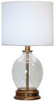 Stylecraft Painted Antique Gold Table Lamp-4