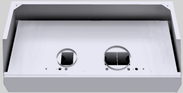 Vent-A-Hood® Designer Series 54" White Wall Mounted Range Hood-1