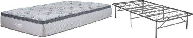 Sierra Sleep® by Ashley® Augusta 2-Piece Wrapped Coil and Better than a Boxspring Twin Mattress Set-0