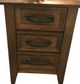 Amish Works Ventura Brown 24" Chairside Table-1