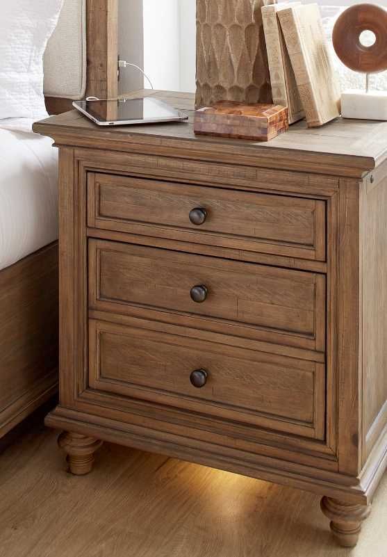 aspenhome® Hensley Honey Nightstand-1