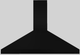 Vent-A-Hood® K Series 48" Black Wall Mounted Range Hood-0