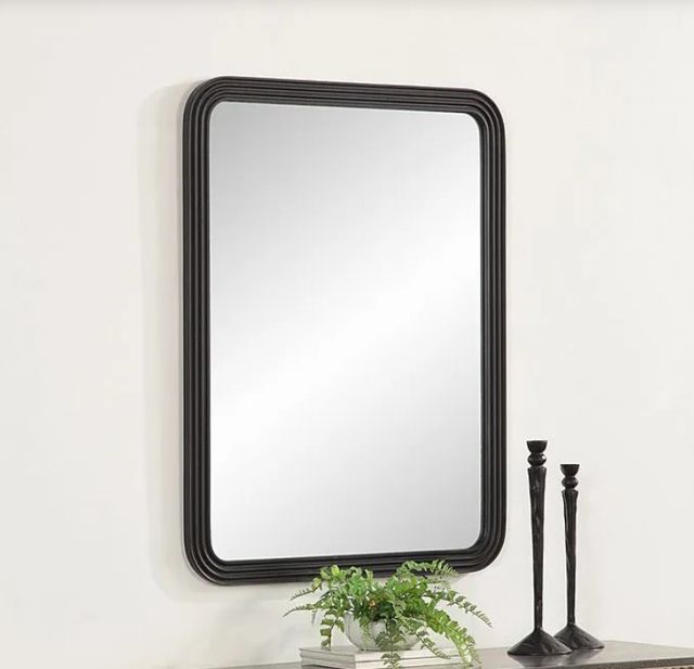 Renwil® Nolana Matte Black Accent Mirror-4