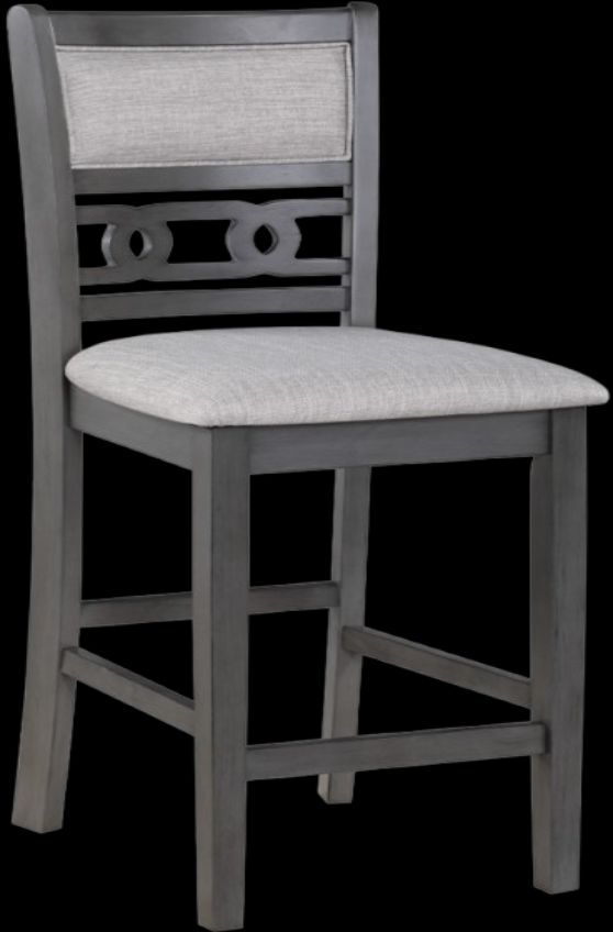 New Classic® Home Furnishings Gia Gray Counter Height Dining Chair