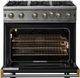 Viking® 5 Series 36" Onyx Liquid Propane Pro Style Gas Range-1
