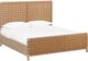 Modus Furniture Dorsey Ginger/Granola Full Woven Panel Bed-0