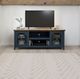 Legends Home Ithaca Blue Denim/Bourbon 66" TV Console-1