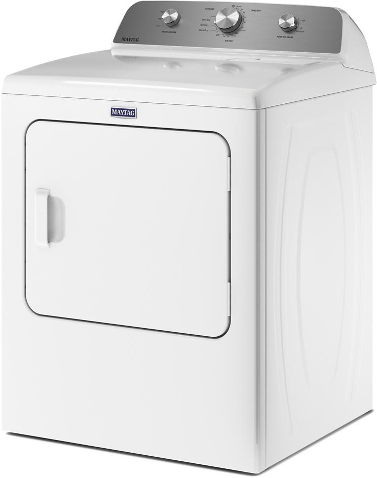 Maytag 7 Cu. Ft. White Front Load Electric Dryer - Thumbnail 4