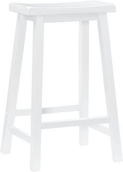 Powell® Beamon White Bar Stool