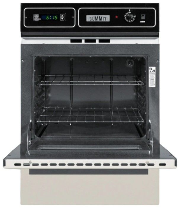 Summit® 24" Bisque Gas Built In Single Oven-1