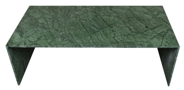 Meridian Furniture Lucca Green Marble Coffee Table-2
