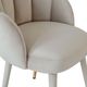 TOV Furniture Gardenia Light Grey Velvet Dining Chair-3