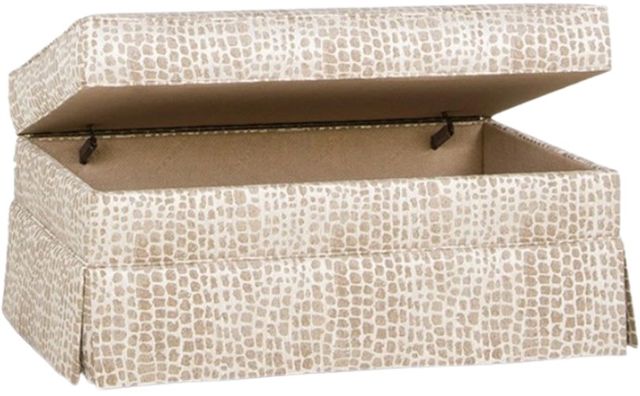 Smith Brothers Customizable 900 Storage Ottoman with Skirt-1