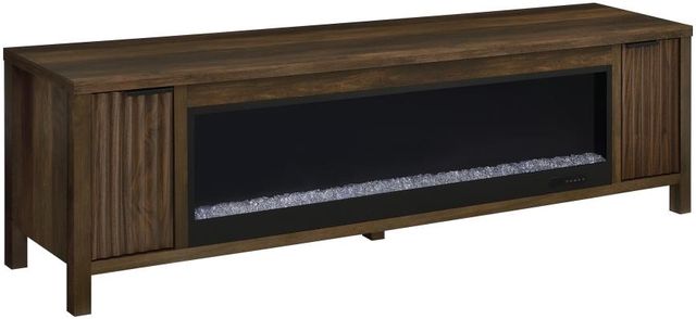Coaster® Carey Dark Pine Fireplace Media Console TV Stand-0