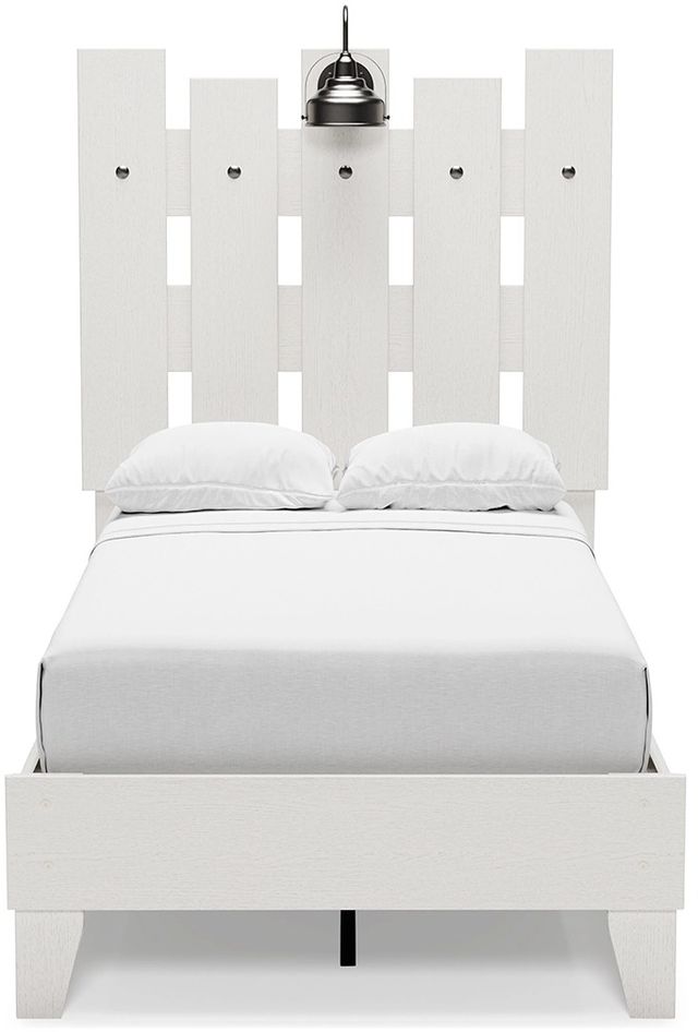 Signature Design by Ashley® Vaibryn White Twin Panel Platform Bed-1