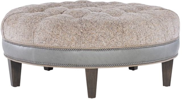 Bradington-Young Customizable Tufted Round XL Ottoman-2