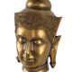 A & B Home Bronze 7" Buddha Head Statue-1