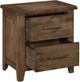 Homelegance® Jerrick Burnished Brown Nightstand-3