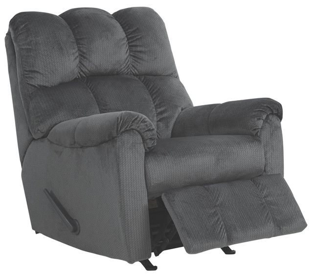 Signature Design by Ashley® Foxfield Charcoal Rocker Recliner-0