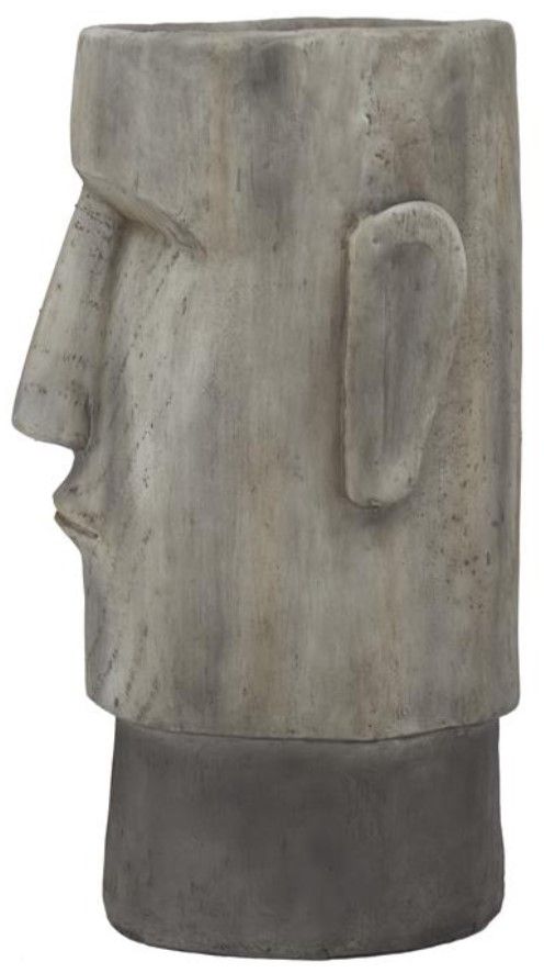 Deco Marche Brown Island Head Planter-1