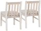 Linon Svana 2-Piece Beige/Natural Acacia Outdoor Dining Chair Set-5