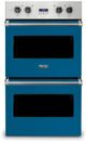 Viking® 5 Series 30" Alluvial Blue Professional Built In Double Electric Select Wall Oven-0