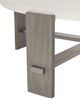 Bernhardt Foundations Linen Cocktail Table with Light Shale Base-4