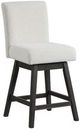 New Classic® Home Furnishings High Line 7-Piece White/Matte Brown Swivel Counter Dining Set-3