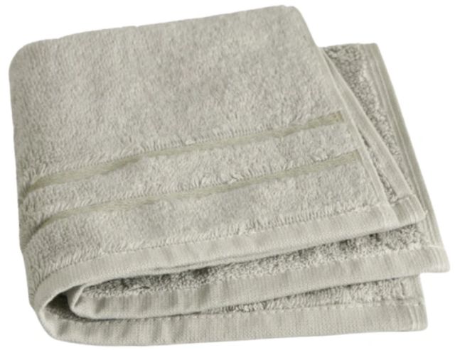 Cariloha Harbor Gray Viscose and Turkish Cotton Blend Washcloth-0