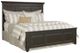 Kincaid Furniture Mill House Anvil Black Mason King Wood Panel Bed-0