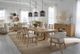 Parker House® Escape 10-Piece Glazed Natural Oak Mirage Mist Dining Set with Server-1