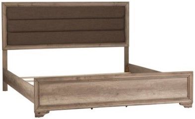 Liberty Furniture Sun Valley Sandstone Upholstered Queen Bed-0