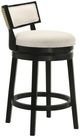 Armen Living Noely 3-Piece Black/White Counter Stool Set-3