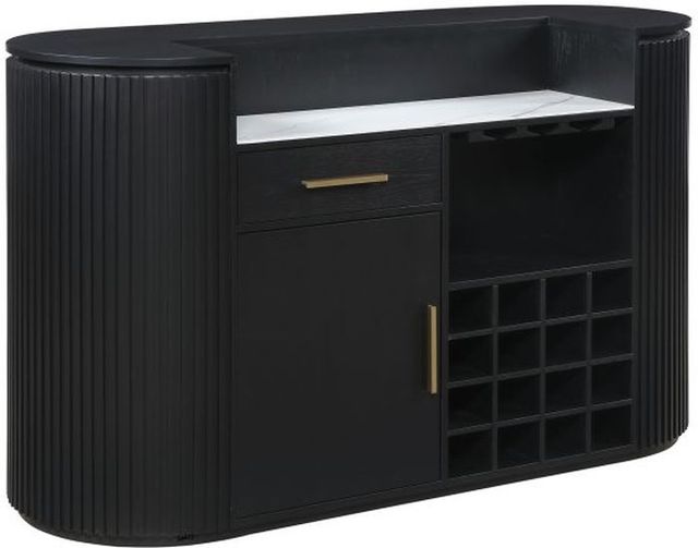 Steve Silver Co. Colvin Black Reeded Bar Table-4