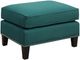 Elements International Erica Heirloom Teal Ottoman-0
