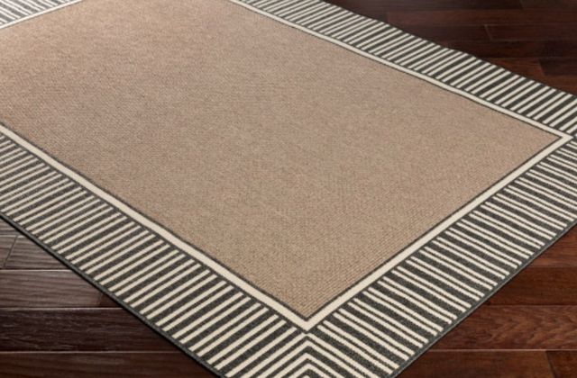 Surya Alfresco Beige/Black/Brown 5'x8' Area Rug-1