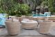 Braxton Culler Paradise Bay Driftwood Synthetic Rattan/Wood Outdoor Chat Table-1