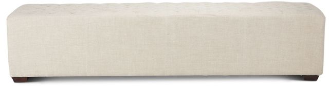 Home Trends & Design D'Orsay Off-White Linen Bench-1