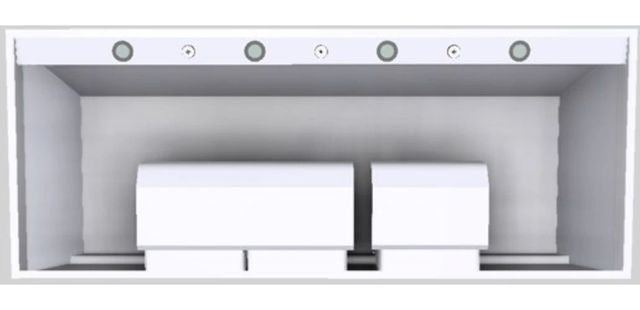 Vent-A-Hood® Designer Series 60" White Wall Mounted Range Hood-3